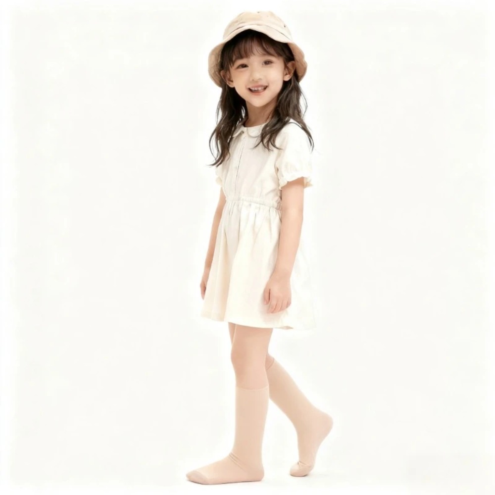 Summer Clothing Baby Girl - 1 คู่ถุงน่องบัลเล่ต์ฤดูร้อนสำหรับเด็กผู้หญิงนุ่มบางระบายอากาศได้ดีเด็กเลกกิ้งแฟชั่นถุงน่องสีทึบถุงน่องเสื้อผ้าเด็ก