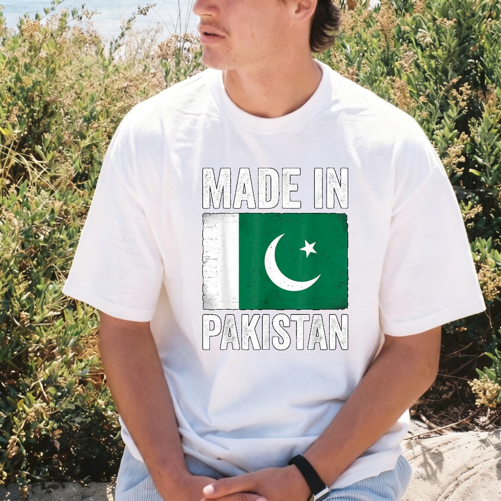 ผลิตในปากีสถาน เสื้อยืดลายธงชา - Summer Clothing Pakistan บทวิจารณ์และราคา