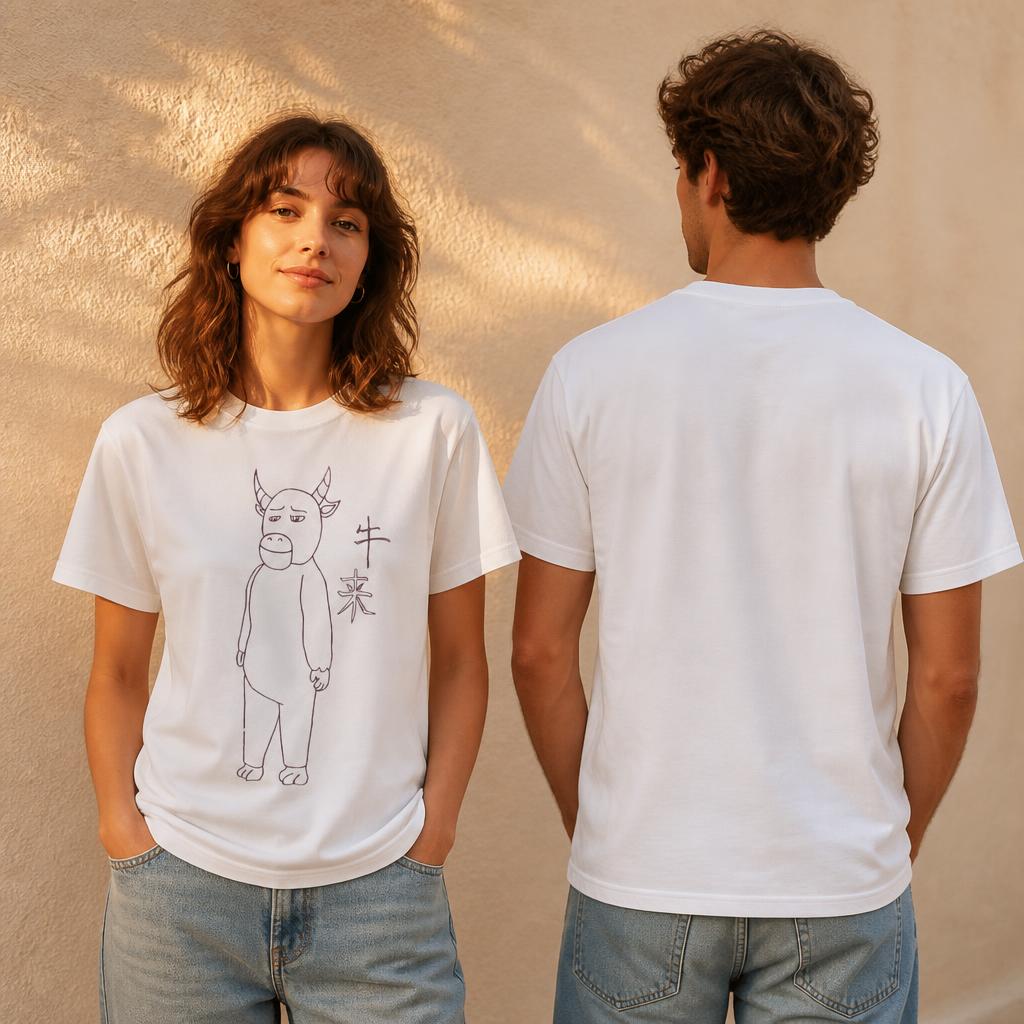 เสื้อยืดผู้ชายลาย Niu Lai ผลิต - Summer Clothing Drawing บทวิจารณ์และราคา