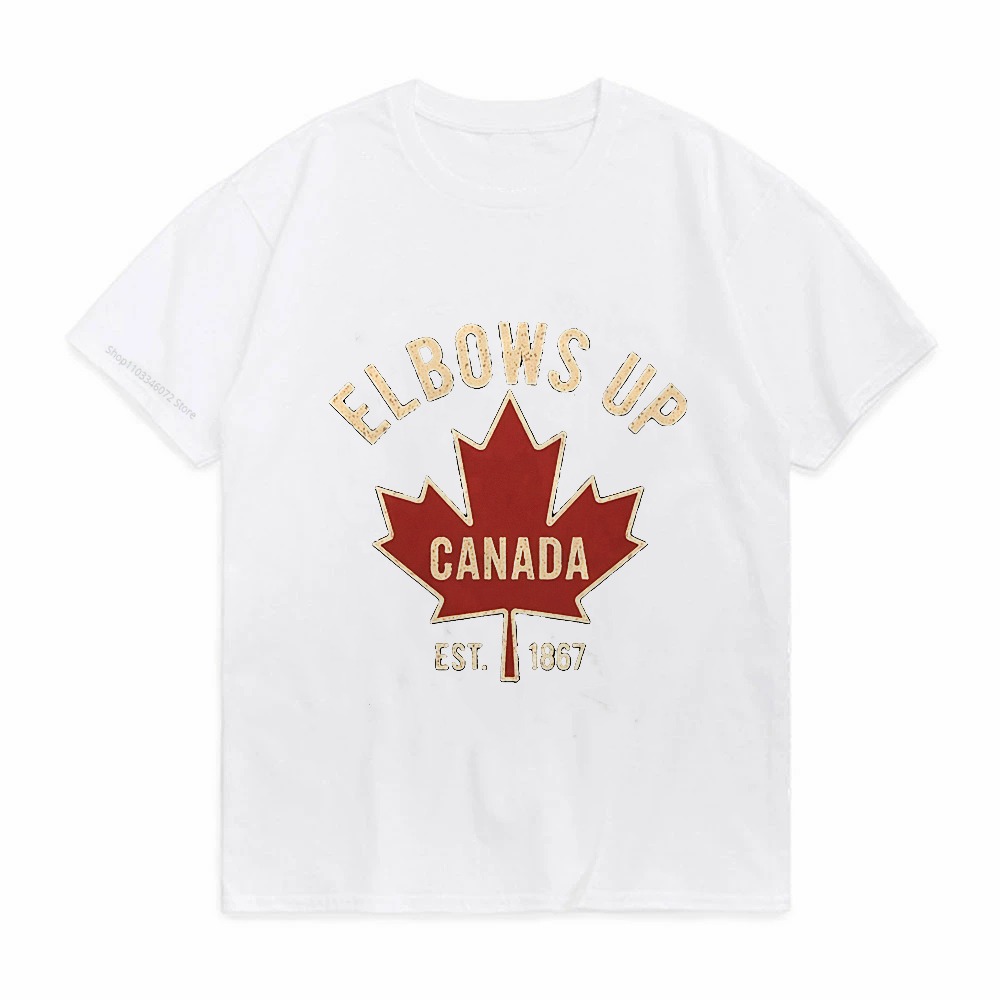 เสื้อยืด Elbows Up Canada สำหร - Summer Clothing Women Canada บทวิจารณ์และราคา